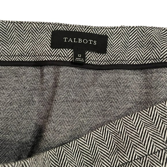 Women's Talbot's Classic Pull On‎ Chevron Skirt Size 12 - Picture 3 of 4